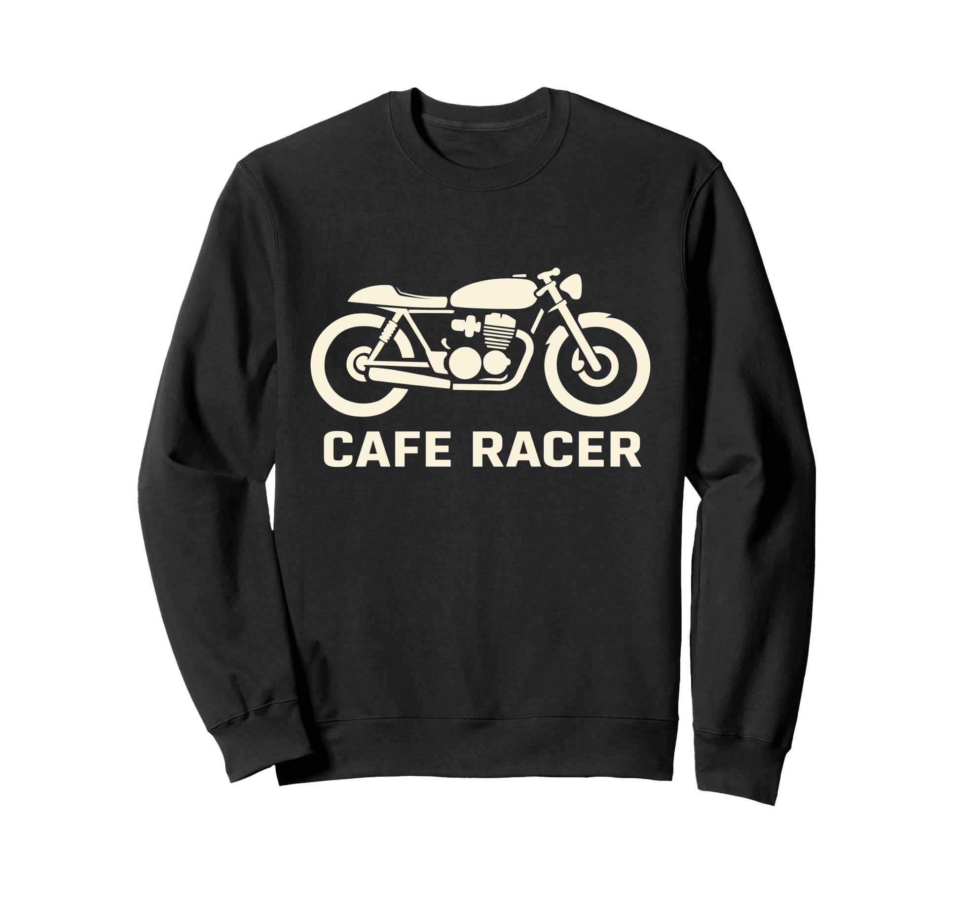Cafe Racer Motorcycle Cafe Racer Sweatshirt - Custom Art Print for Adults - T-Shirt, Sweatshirt, Hoodie