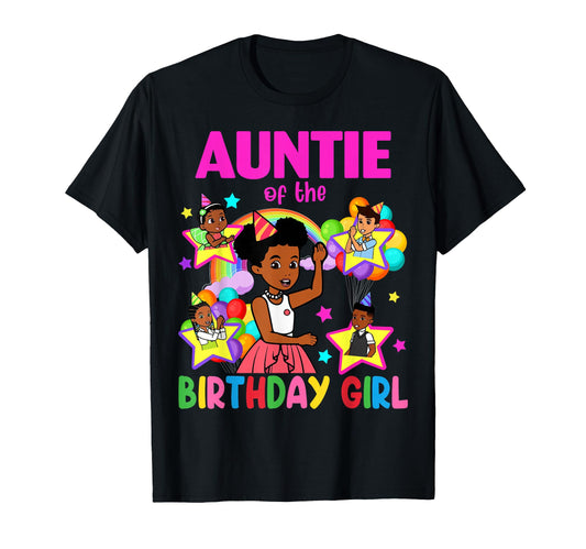 Auntie Birthday Gracie Birthday Dolls T-Shirt - Unique Graphic Men Women - T-Shirt, Sweatshirt, Hoodie