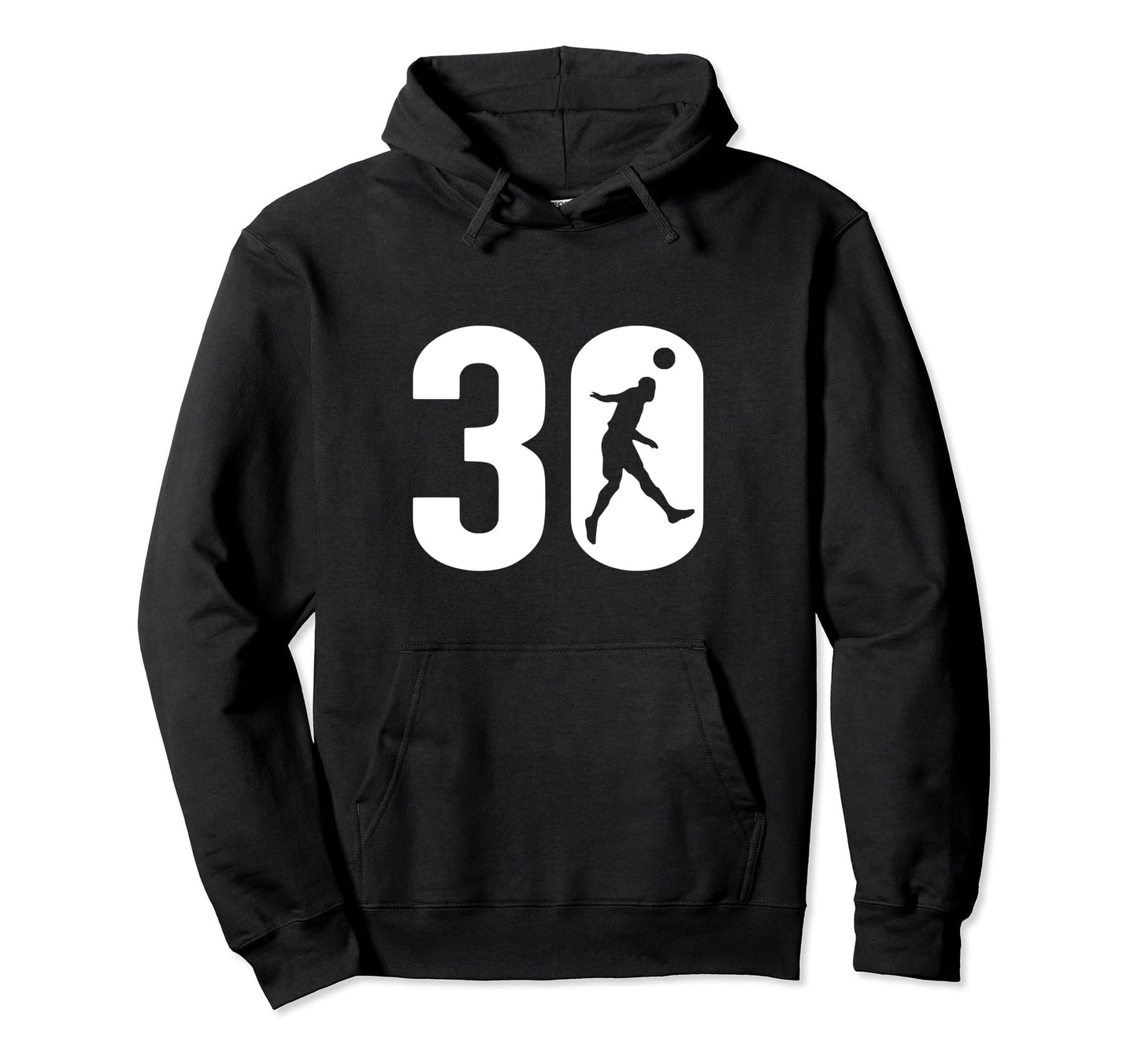 30 Soccer Number Hoodie - Unique Graphic Men Women - T-Shirt, Sweatshirt, Hoodie