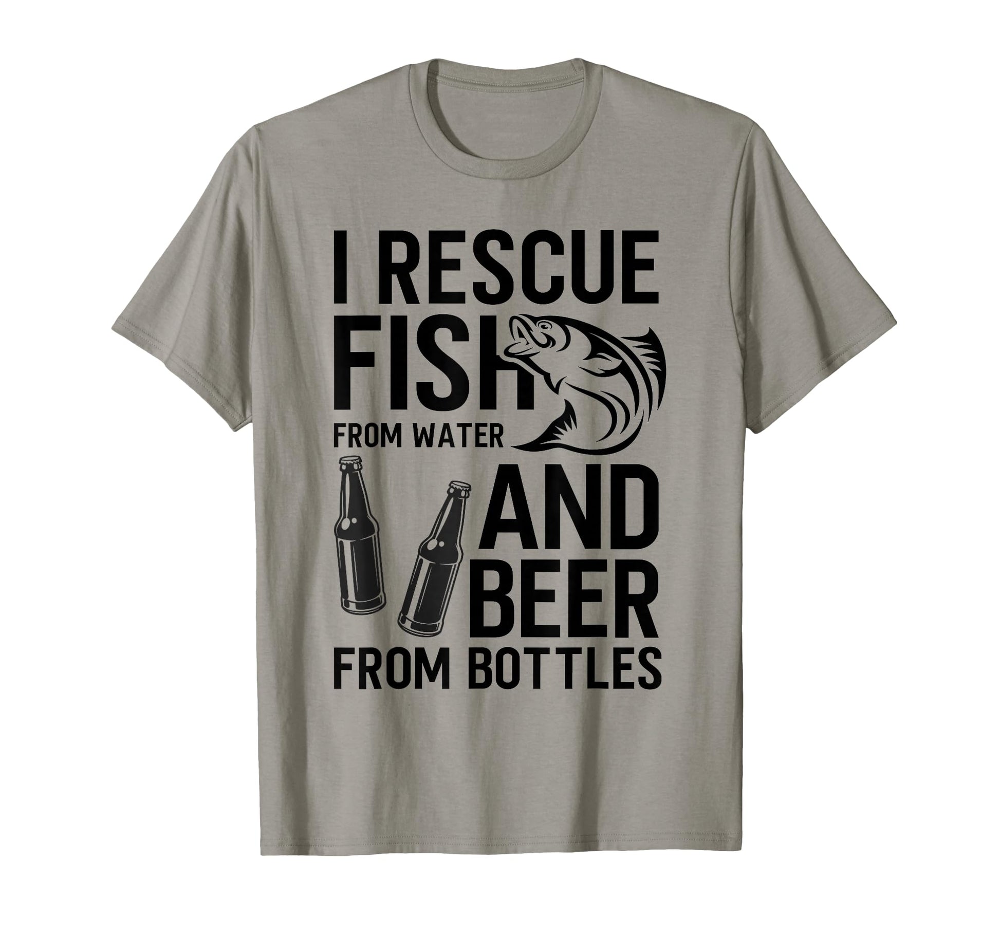 I Rescue Fish From Water And Beer T-Shirt - Streetwear Style for Adults - T-Shirt, Sweatshirt, Hoodie