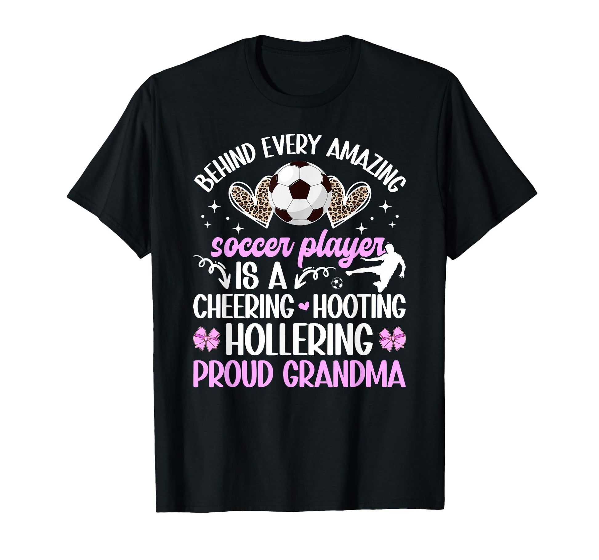 Proud Grandma Soccer Player T-Shirt - Novelty Apparel for Adults - T-Shirt, Sweatshirt, Hoodie