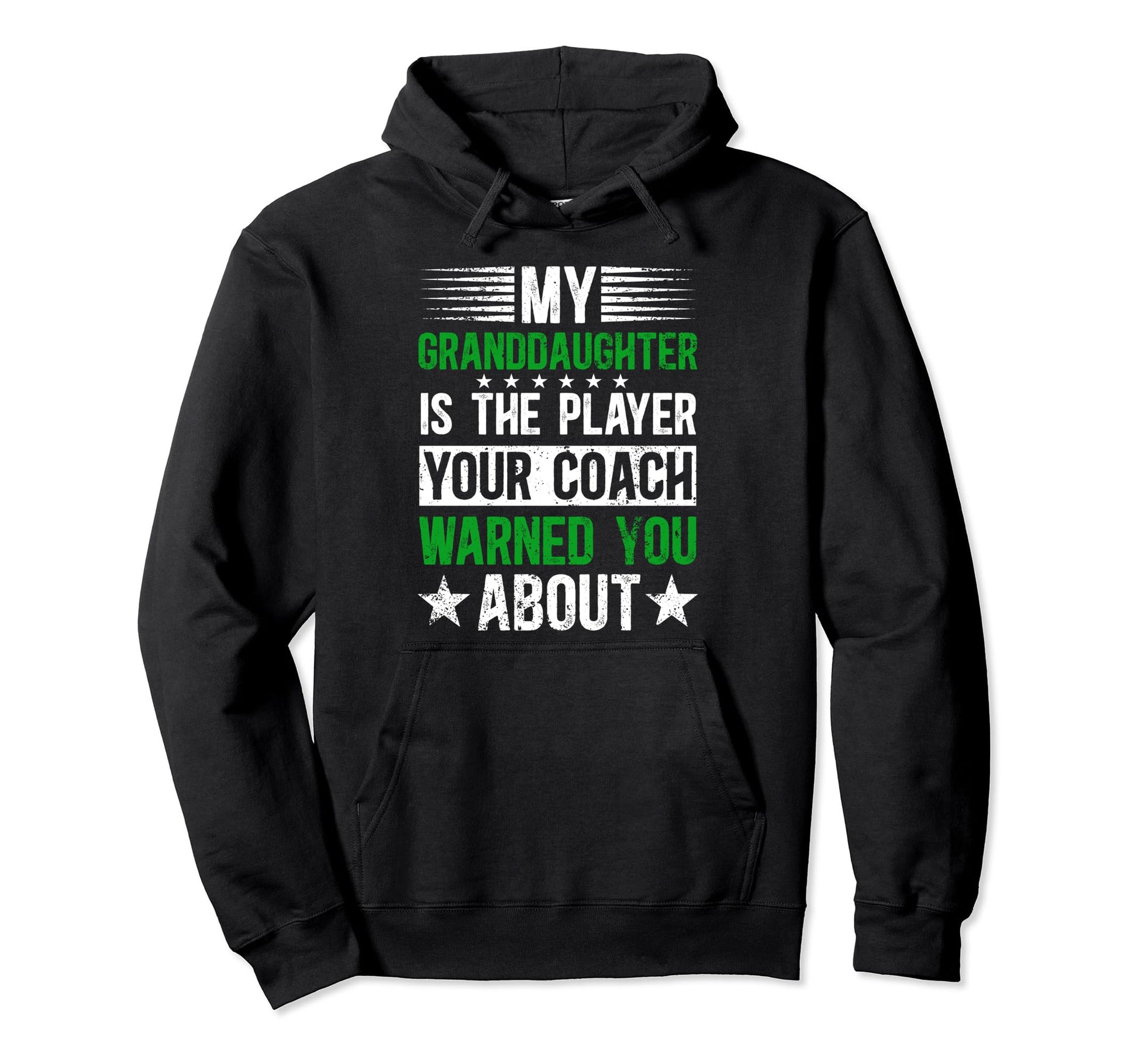 My Granddaughter Soccer Grandpa Soccer Hoodie - Graphic Print for Adults - T-Shirt, Sweatshirt, Hoodie