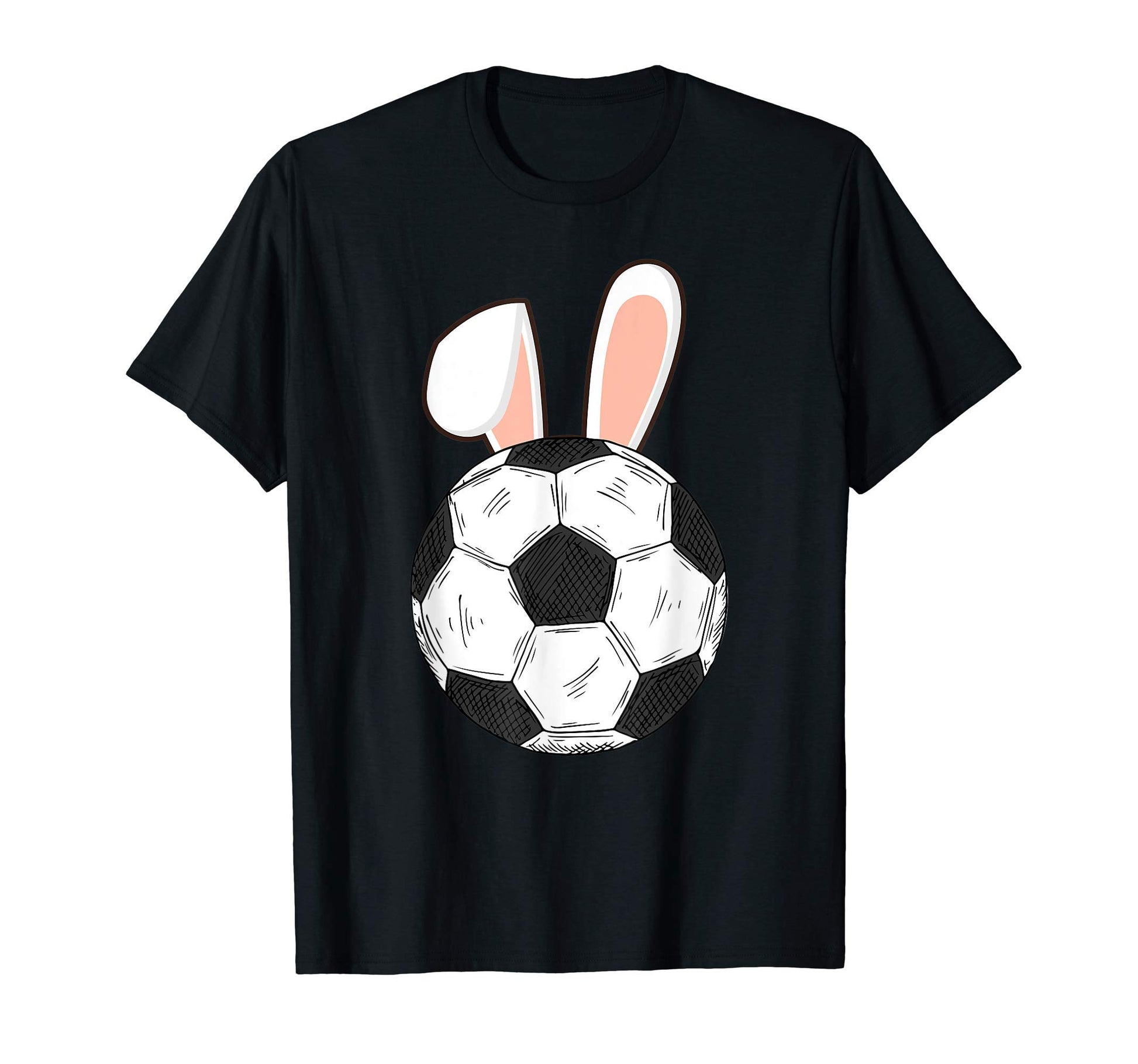 Soccer Easter Ball Bunny Soccer T-Shirt - Minimalist Print Men Women - T-Shirt, Sweatshirt, Hoodie