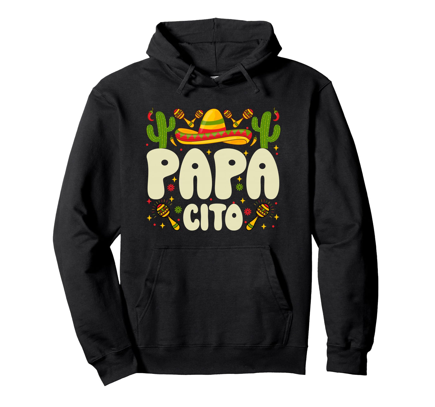 Papacito Cinco De Mayo Matching Couple Hoodie - Aesthetic Graphic Unisex - T-Shirt, Sweatshirt, Hoodie
