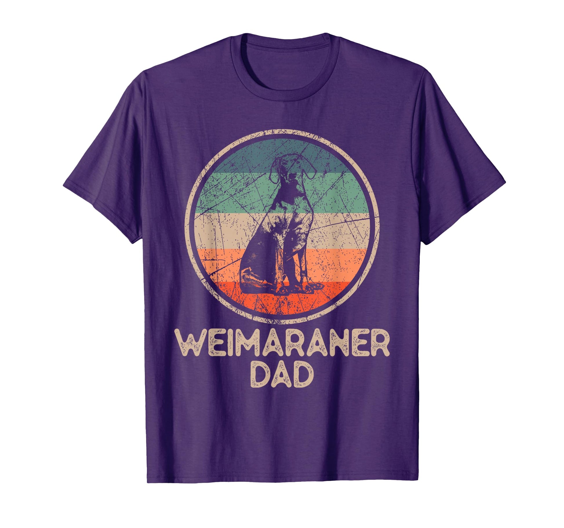 Weimaraner Dog Weimaraner Dad T-Shirt - Minimalist Print Unisex - T-Shirt, Sweatshirt, Hoodie