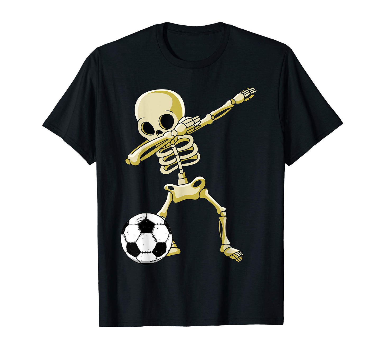 Dabbing Skeleton Soccer Halloween Costume T-Shirt - Trendy Graphic Unisex - T-Shirt, Sweatshirt, Hoodie