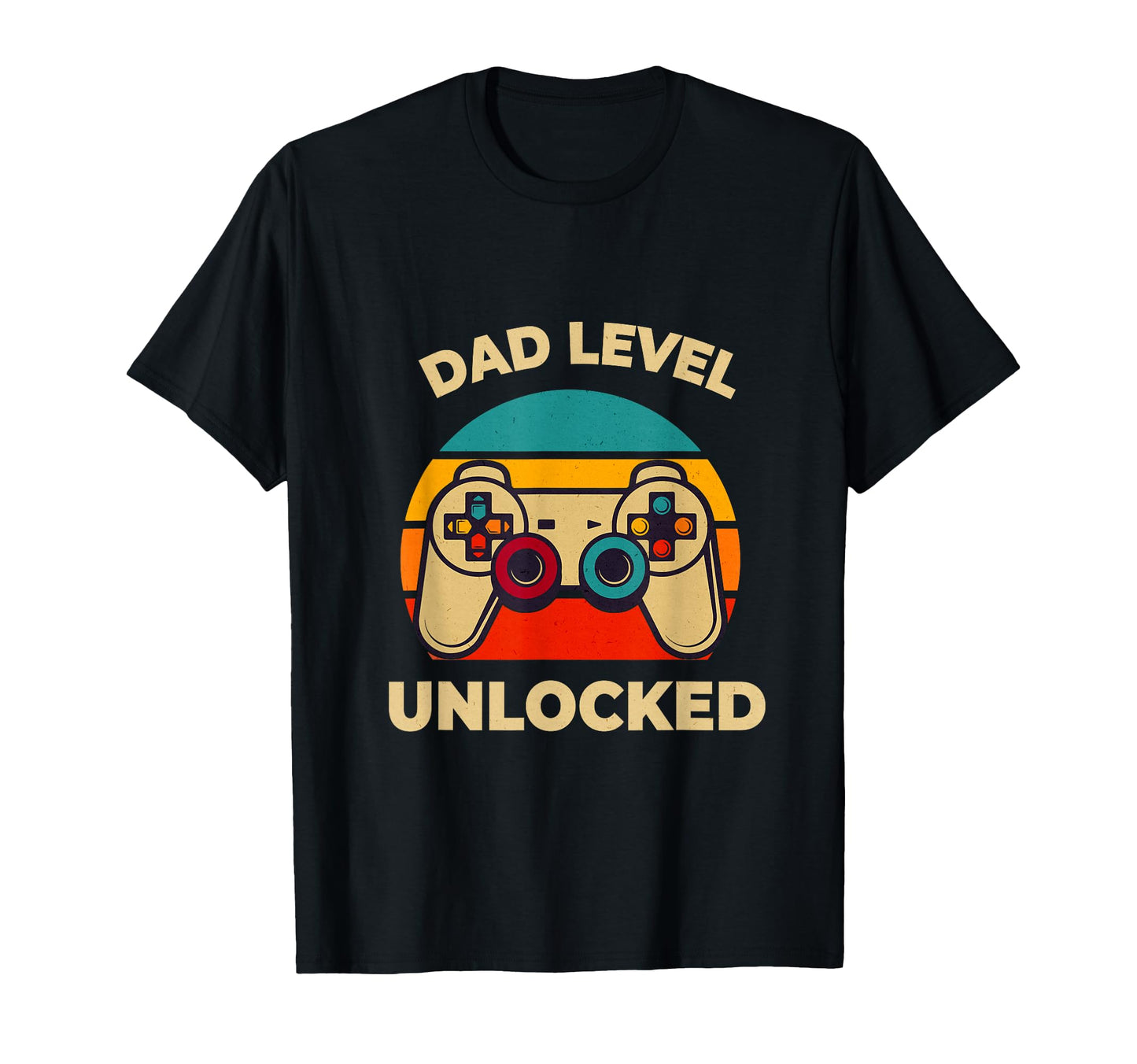 Dad Level Unlocked Papa Gamer Father T-Shirt - Minimalist Print Unisex - T-Shirt, Sweatshirt, Hoodie