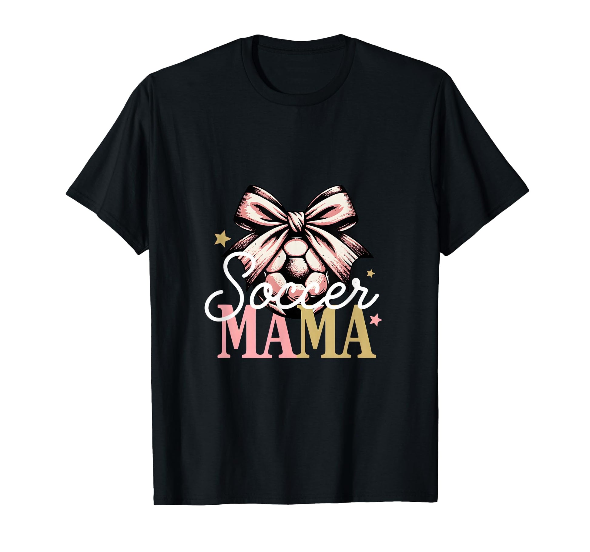 Soccer Mama Bow Soccer Mom Club T-Shirt - Custom Art Print Unisex - T-Shirt, Sweatshirt, Hoodie