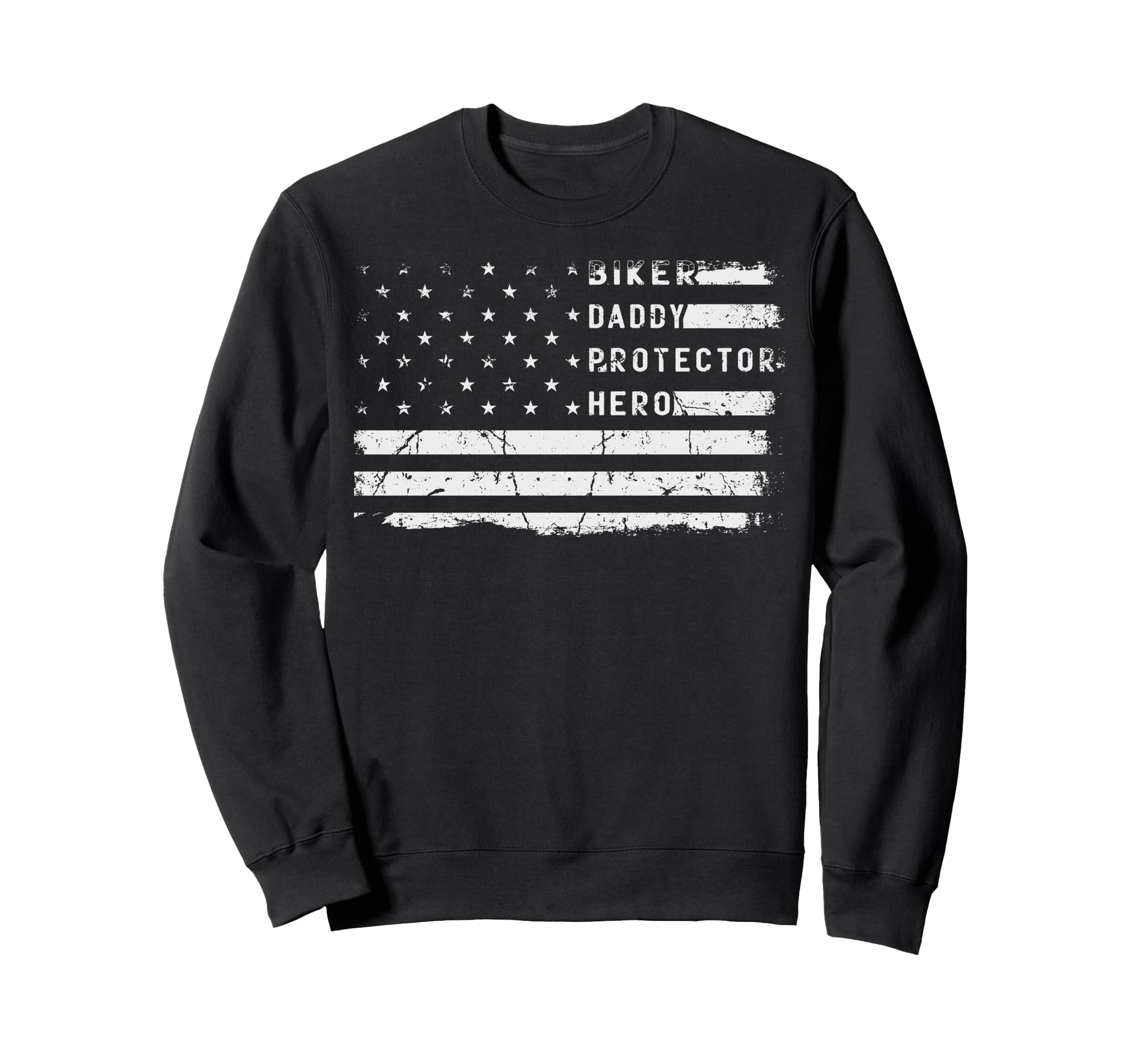 Biker Daddy Protector Hero Sweatshirt - Streetwear Style for Adults - T-Shirt, Sweatshirt, Hoodie