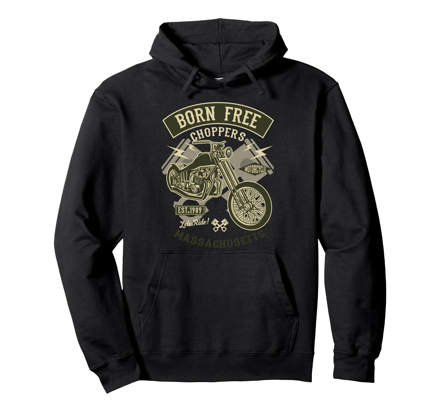 Motorcycle Bike Racing Biker Gift Hoodie - Graphic Print Unisex - T-Shirt, Sweatshirt, Hoodie
