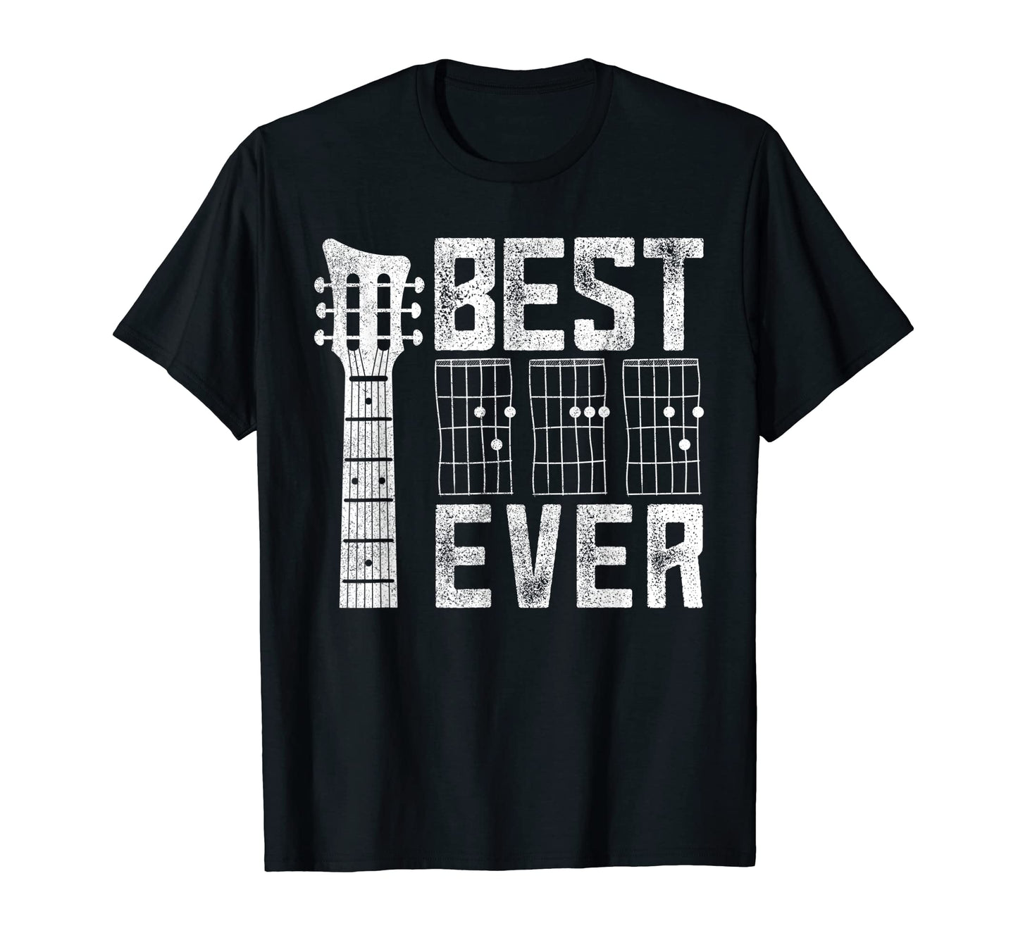 Best Dad Fathers Day Musician Guitar T-Shirt - Minimalist Print for Adults - T-Shirt, Sweatshirt, Hoodie