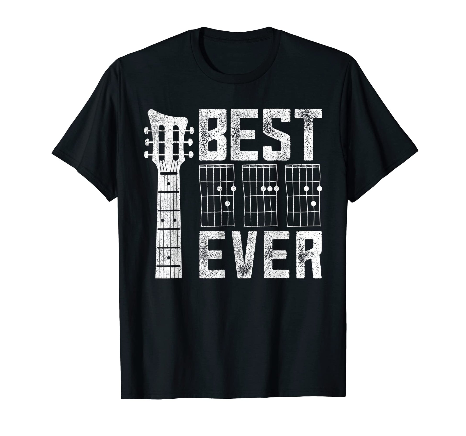 Best Dad Fathers Day Musician Guitar T-Shirt - Minimalist Print for Adults - T-Shirt, Sweatshirt, Hoodie
