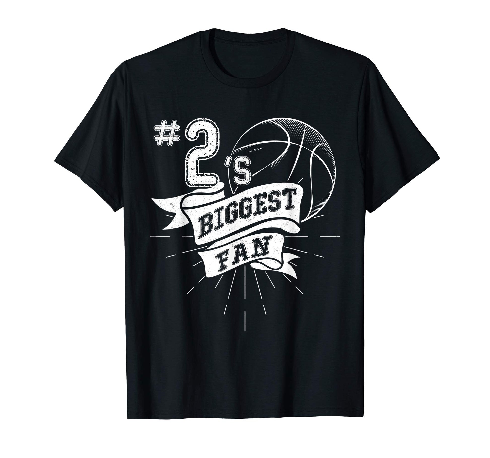 Biggest Fan Baseball Player Number 2 T-Shirt - Minimalist Print for Adults - T-Shirt, Sweatshirt, Hoodie