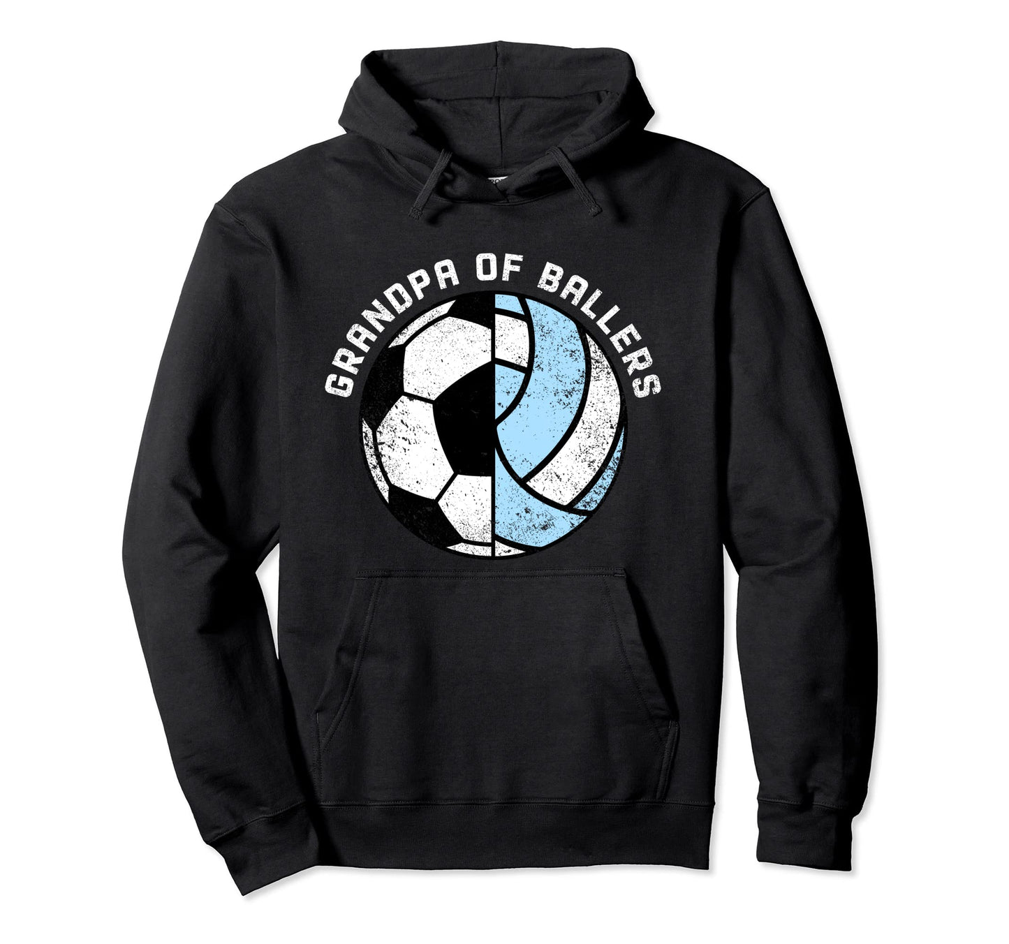 Grandpa Ballers Funny Soccer Hoodie - Streetwear Style Men Women - T-Shirt, Sweatshirt, Hoodie