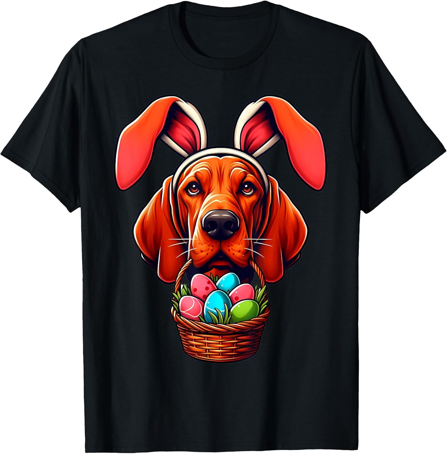 Easter Redbone Coonhound Merch Unisex T-shirt, Sweatshirt, Hoodie, Long Sleeve Tee - T-Shirt, Sweatshirt, Hoodie