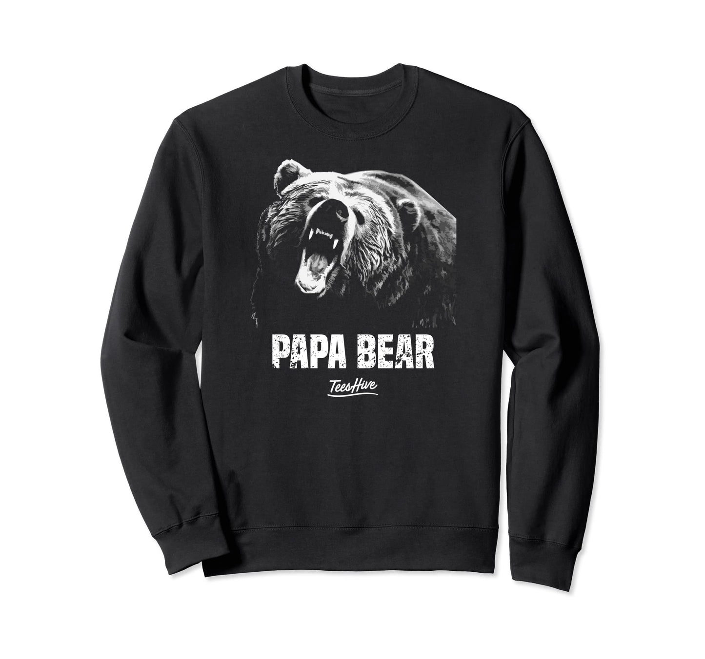 Papa Bear Dad Sweatshirt - Novelty Apparel for Adults - T-Shirt, Sweatshirt, Hoodie
