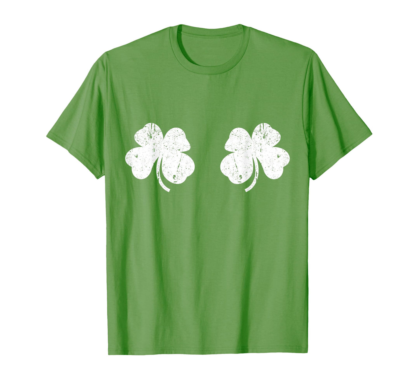 Shamrock Boobs Irish Boobies St T-Shirt - Minimalist Print Men Women - T-Shirt, Sweatshirt, Hoodie