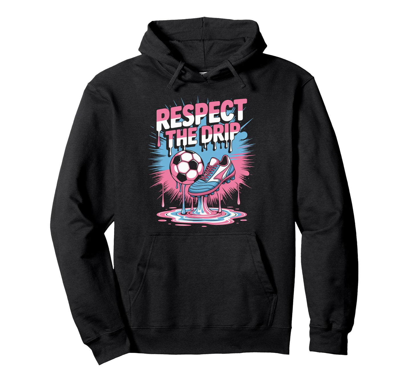 Respect Drip Ice Cream Drip Game Hoodie - Aesthetic Graphic Men Women - T-Shirt, Sweatshirt, Hoodie