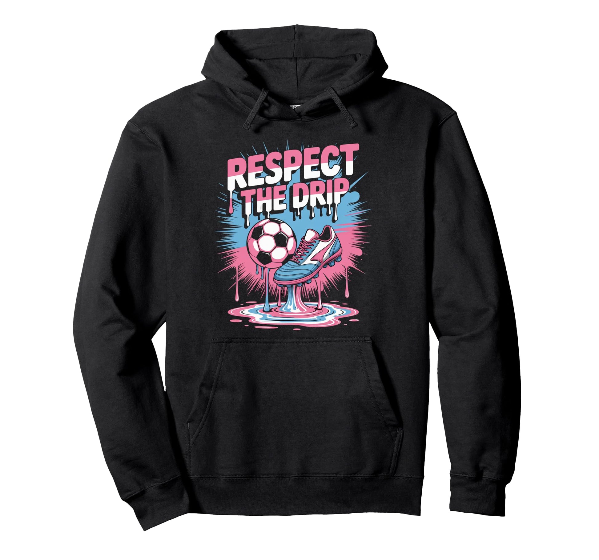 Respect Drip Ice Cream Drip Game Hoodie - Aesthetic Graphic Men Women - T-Shirt, Sweatshirt, Hoodie