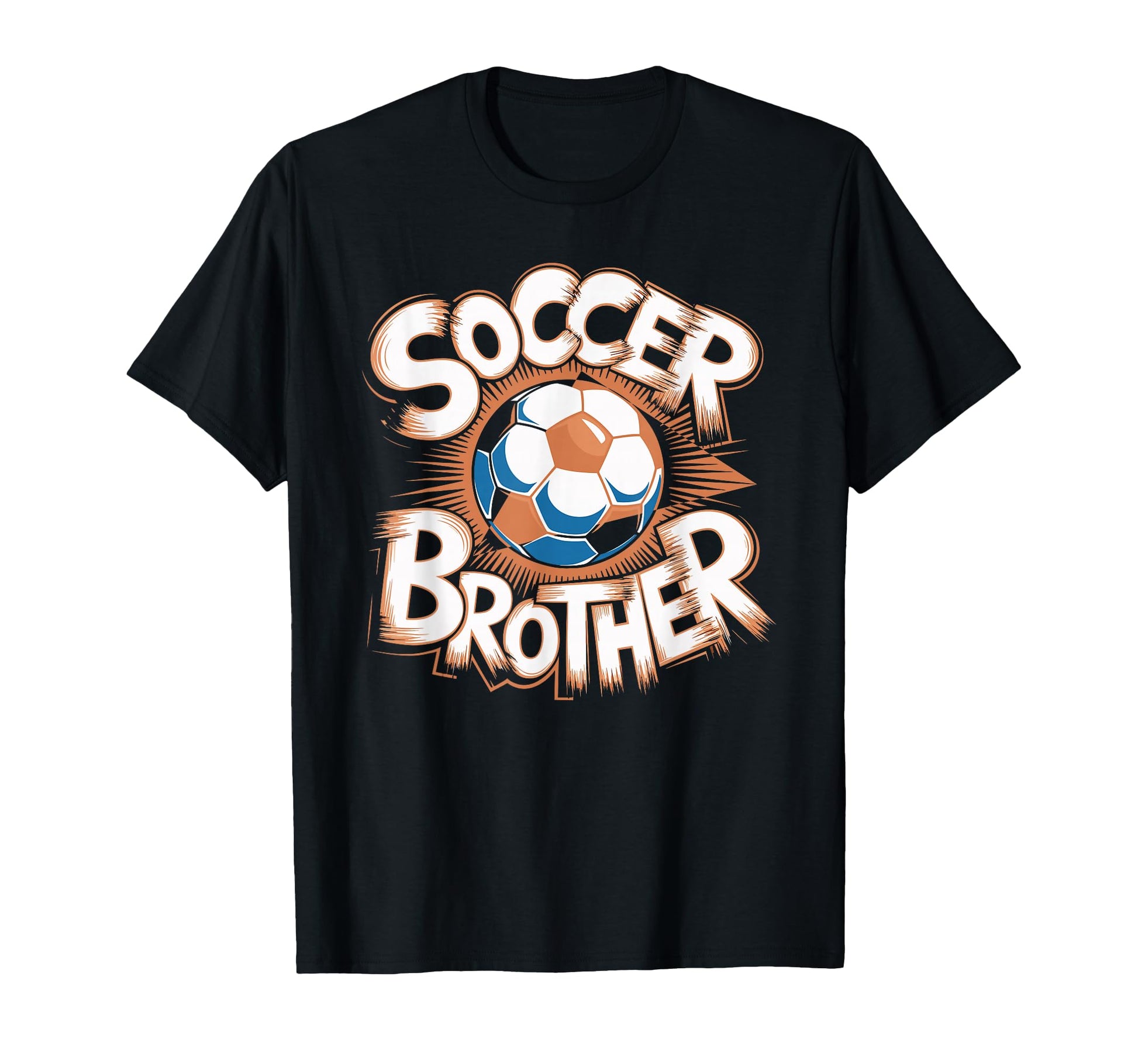 Soccer Brother Sketch Ball T-Shirt - Casual Everyday Wear Men Women - T-Shirt, Sweatshirt, Hoodie