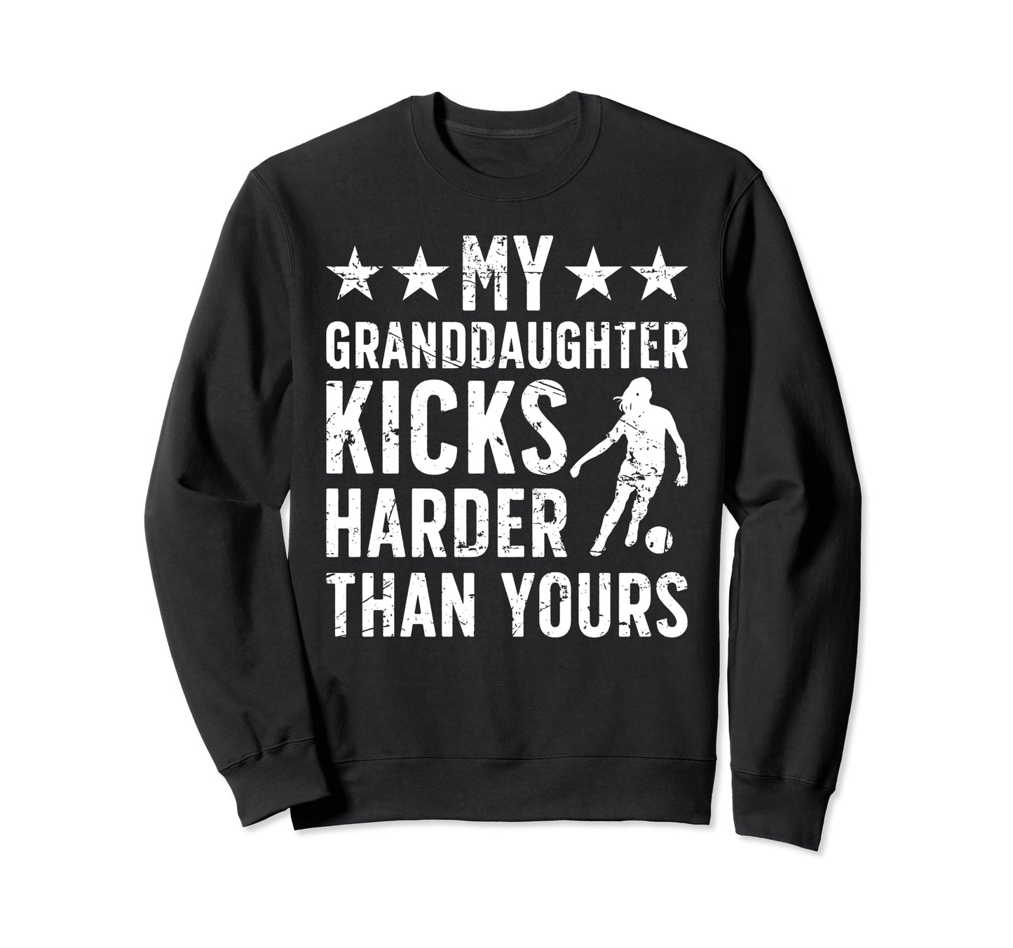 My Granddaughter Soccer Grandpa Sweatshirt - Streetwear Style Unisex - T-Shirt, Sweatshirt, Hoodie