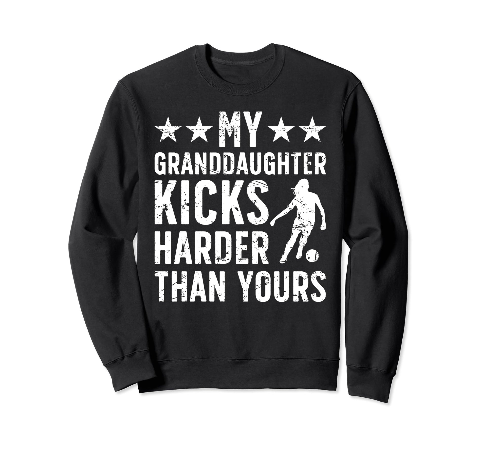 My Granddaughter Soccer Grandpa Sweatshirt - Streetwear Style Unisex - T-Shirt, Sweatshirt, Hoodie