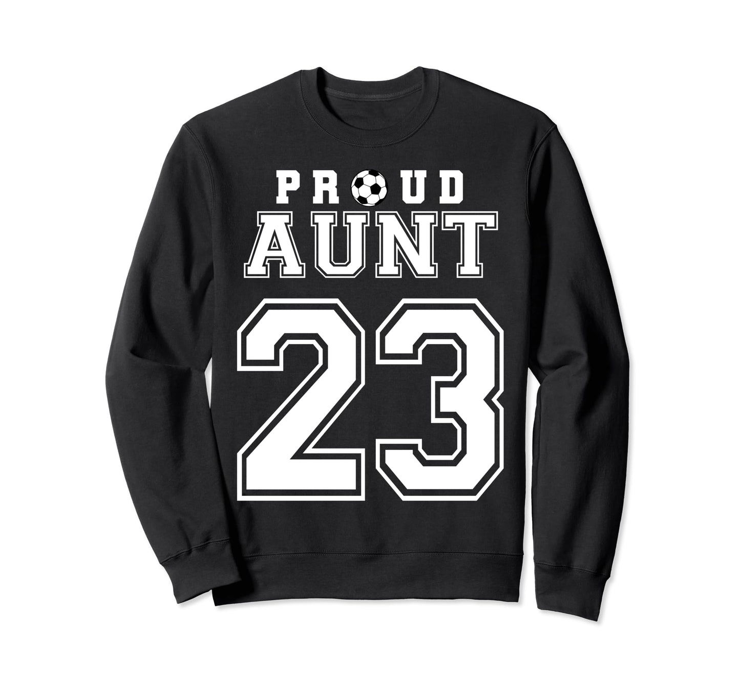 Number 23 Custom Proud Soccer Sweatshirt - Minimalist Print Men Women - T-Shirt, Sweatshirt, Hoodie