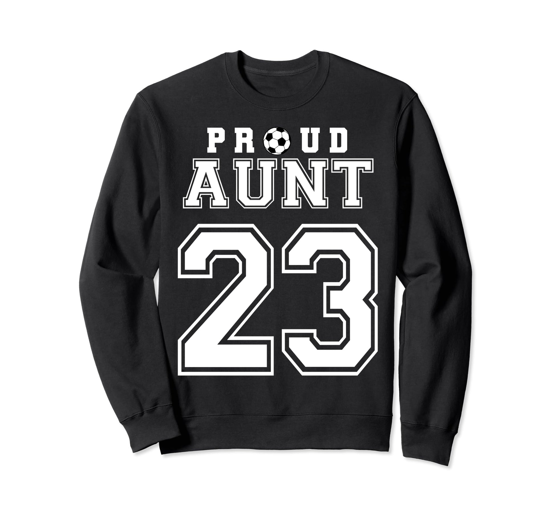 Number 23 Custom Proud Soccer Sweatshirt - Minimalist Print Men Women - T-Shirt, Sweatshirt, Hoodie