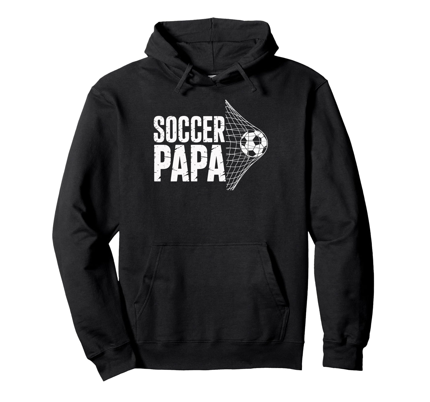 Soccer Papa Ball Net Sport Football Hoodie - Novelty Apparel for Adults - T-Shirt, Sweatshirt, Hoodie