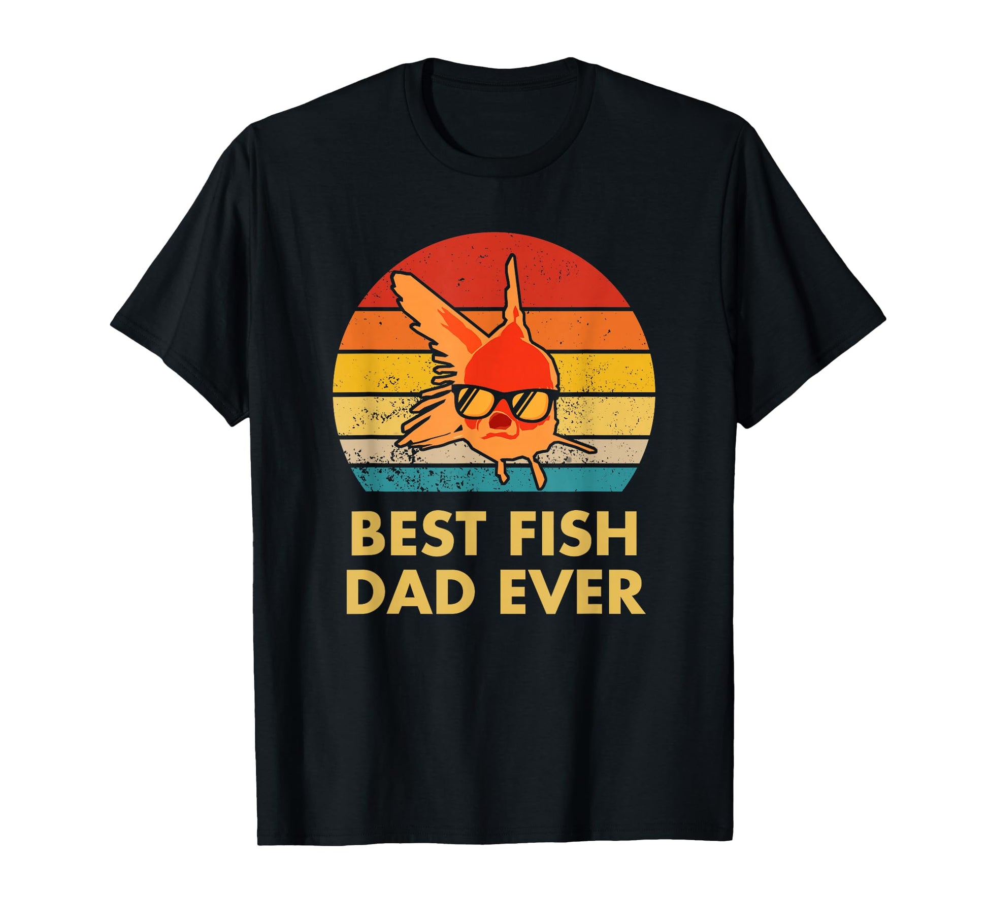 Best Fish Dad Ever Goldfish Fish Keepers T-Shirt - Unique Graphic Unisex - T-Shirt, Sweatshirt, Hoodie