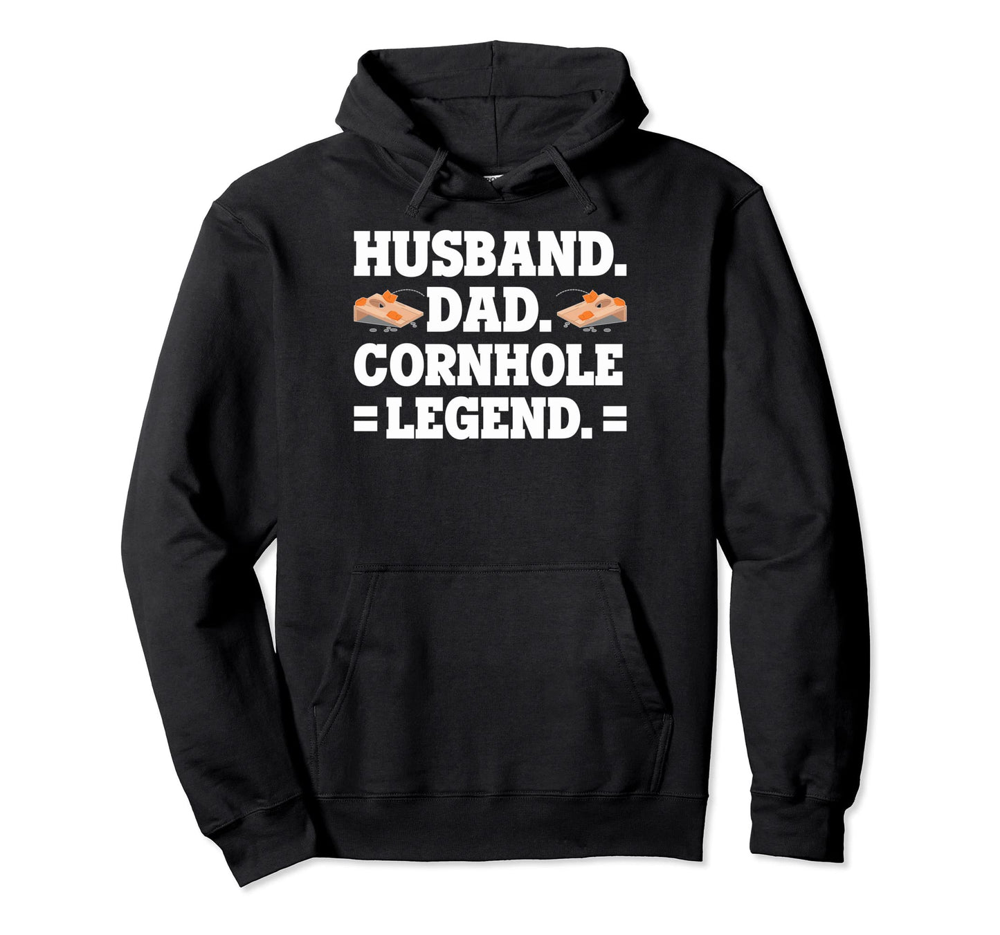 Cornhole Lovers Husband Dad Cornhole Hoodie - Graphic Print for Adults - T-Shirt, Sweatshirt, Hoodie