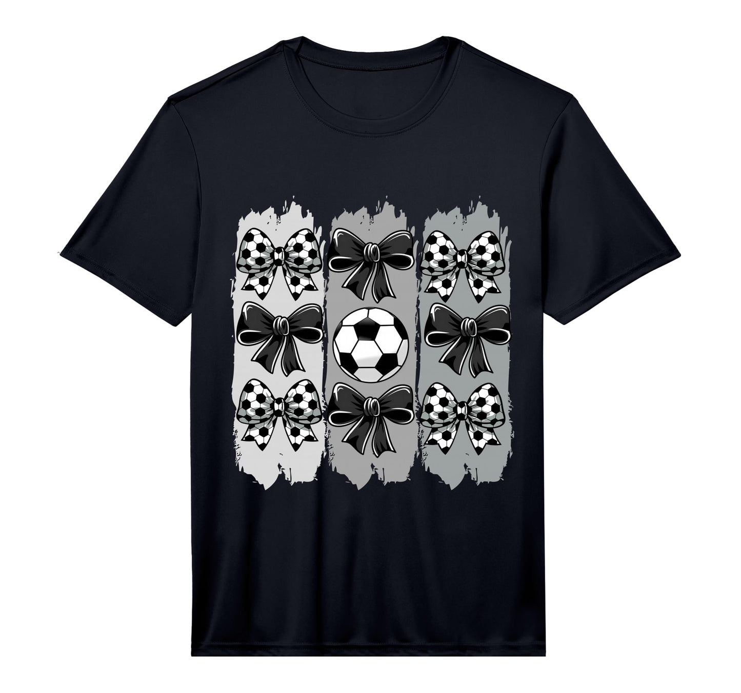 Soccer Coquette Bow Soccer Ball Soccer T-Shirt - Minimalist Print Unisex - T-Shirt, Sweatshirt, Hoodie
