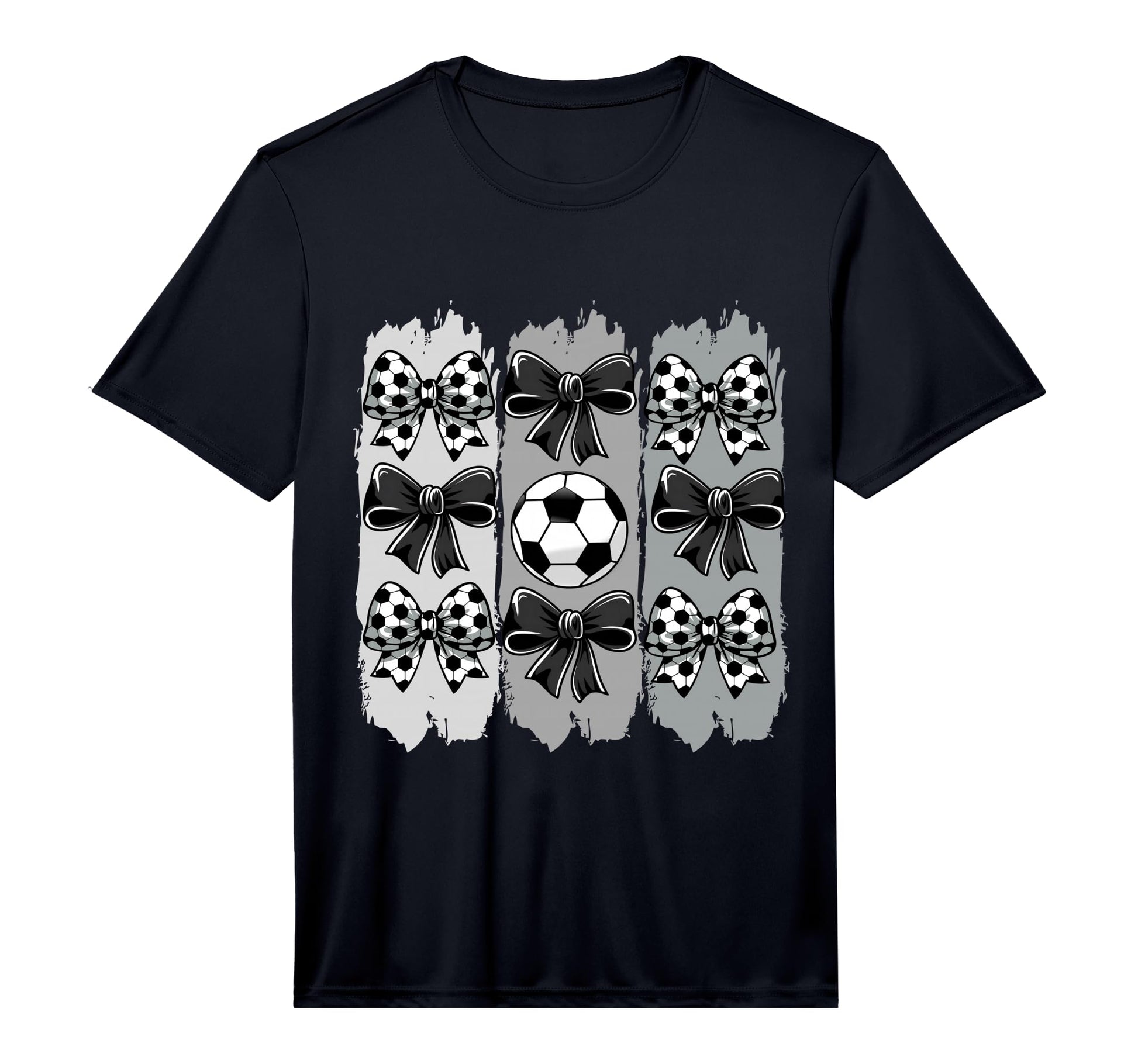 Soccer Coquette Bow Soccer Ball Soccer T-Shirt - Minimalist Print Unisex - T-Shirt, Sweatshirt, Hoodie