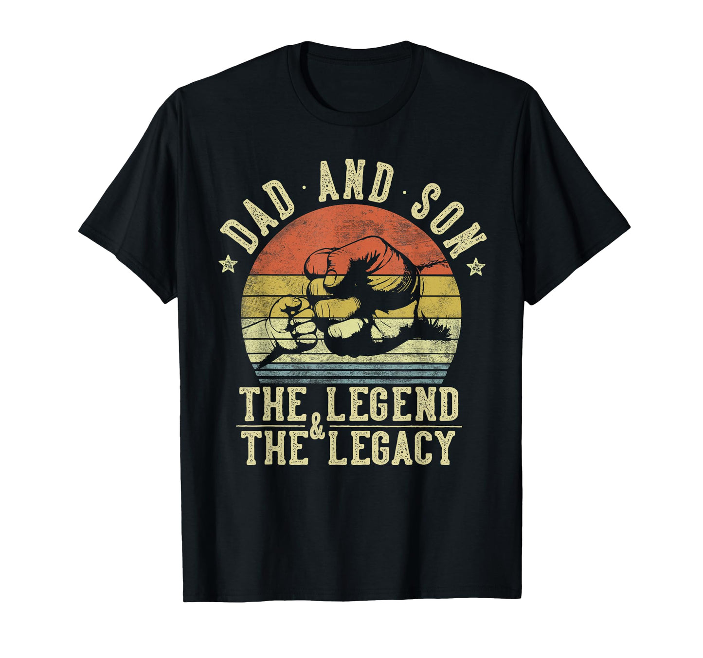 Dad And Son Legend And Legacy Gifts Dad T-Shirt - Graphic Print Men Women - T-Shirt, Sweatshirt, Hoodie