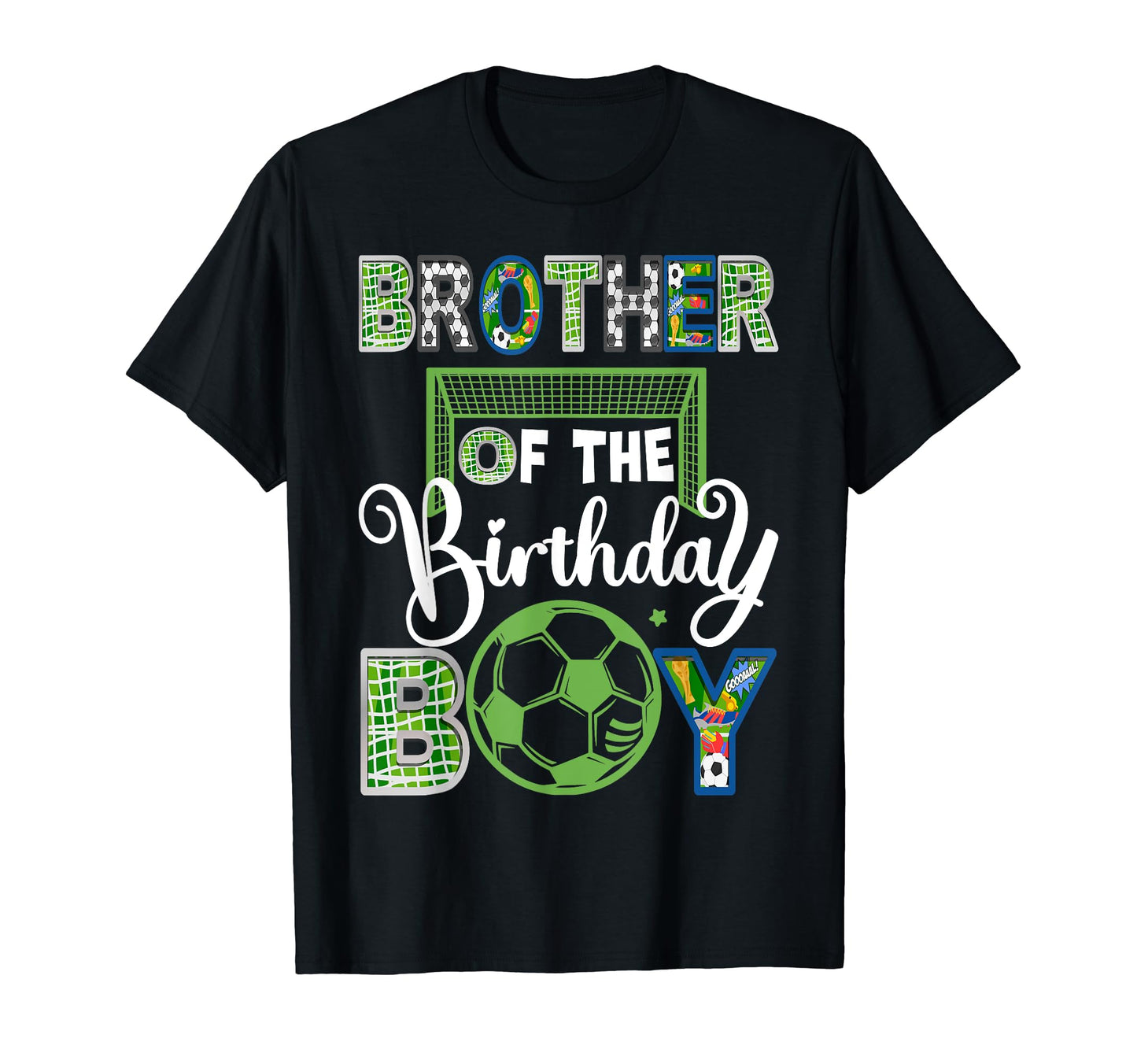 Brother Birthday Soccer Baller Birthday T-Shirt - Novelty Apparel Unisex - T-Shirt, Sweatshirt, Hoodie