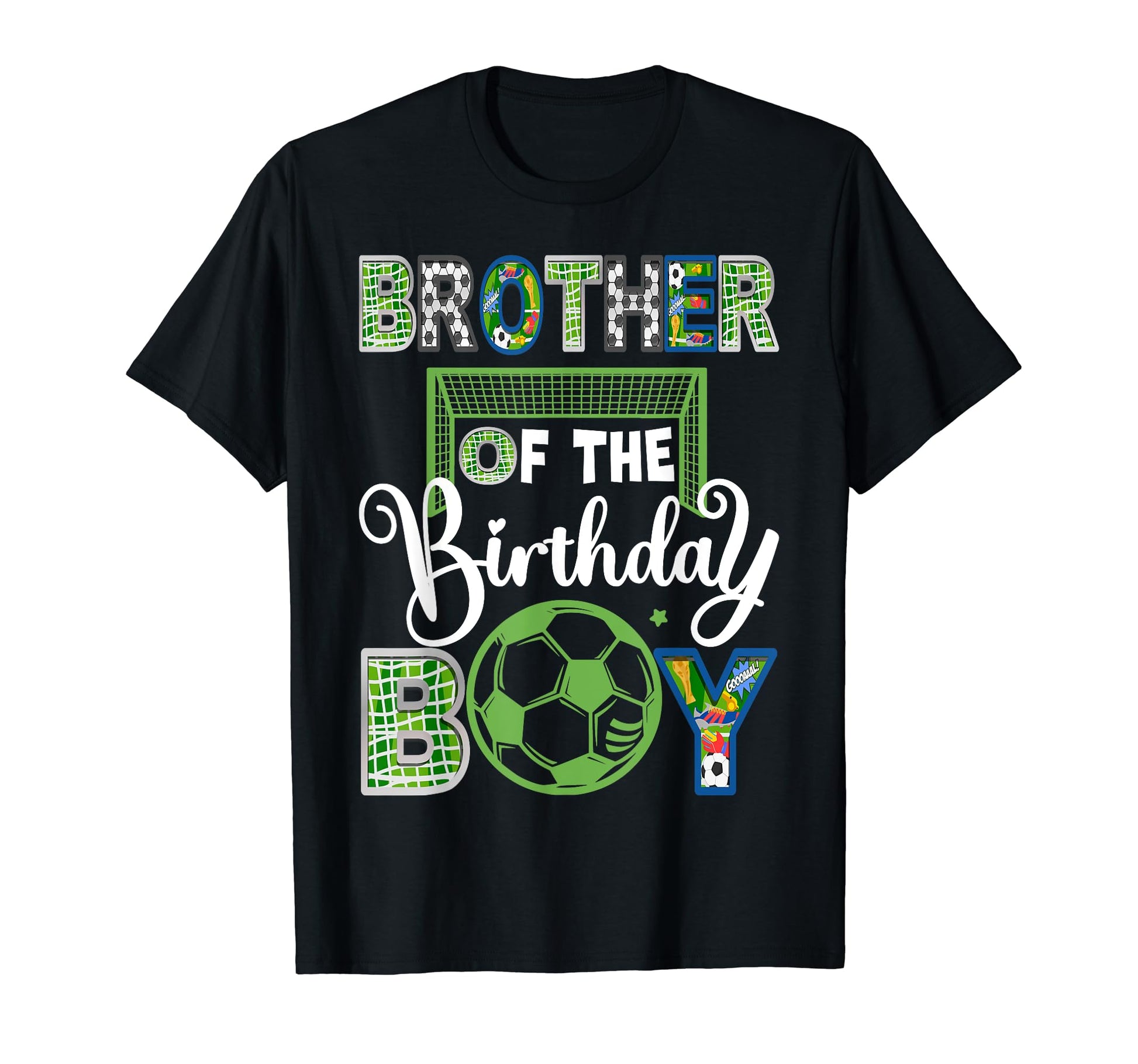 Brother Birthday Soccer Baller Birthday T-Shirt - Novelty Apparel Unisex - T-Shirt, Sweatshirt, Hoodie