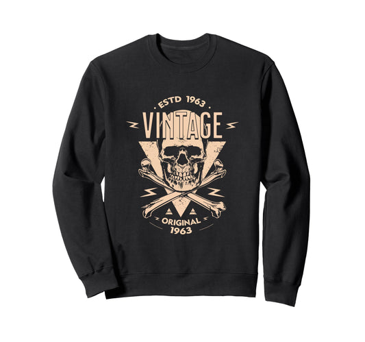 1963 T Shirts Funny 1963 Sweatshirt - Casual Everyday Wear for Adults - T-Shirt, Sweatshirt, Hoodie