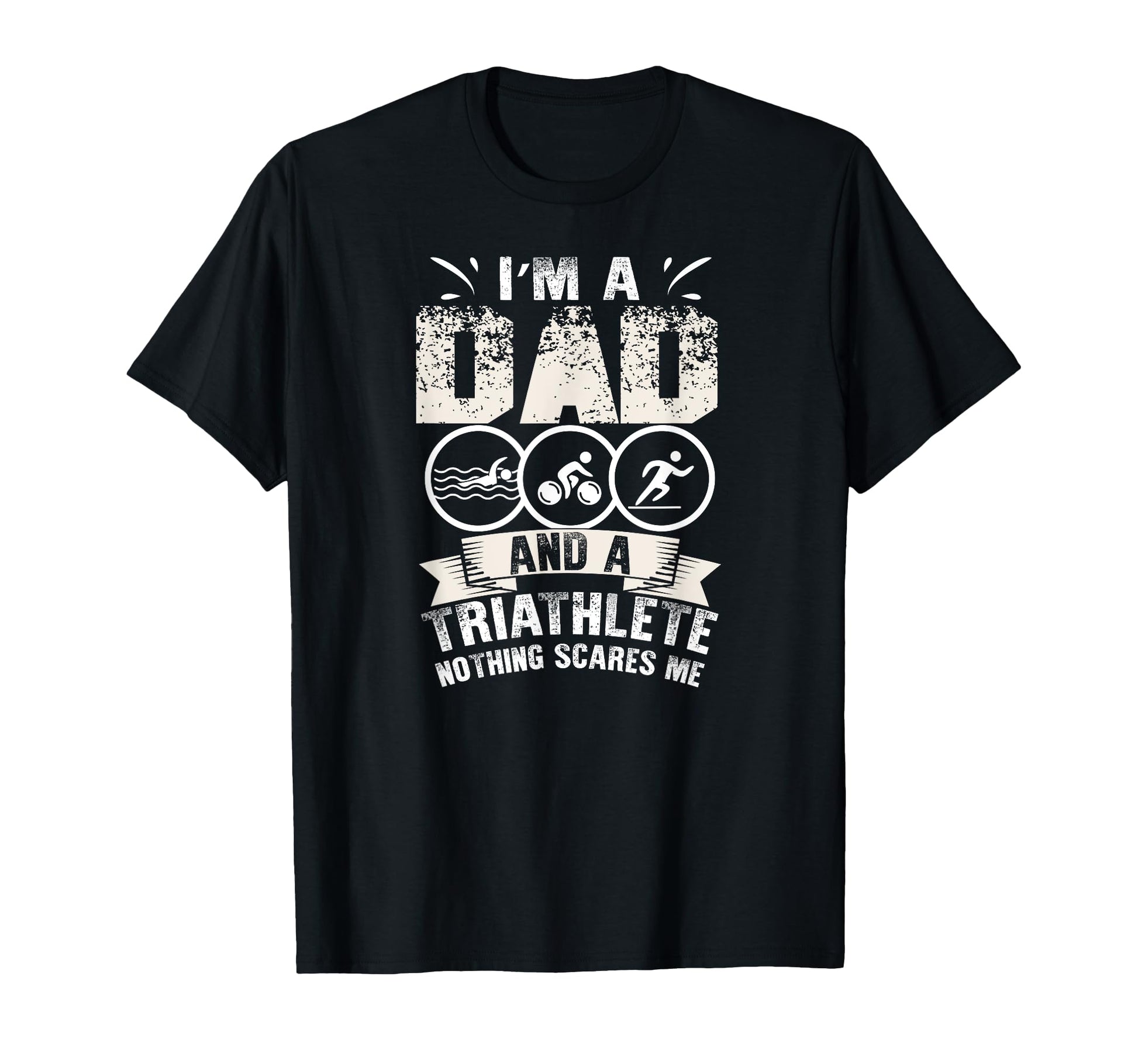 Swim Run Bike Triathlete Gift T-Shirt - Minimalist Print for Adults - T-Shirt, Sweatshirt, Hoodie
