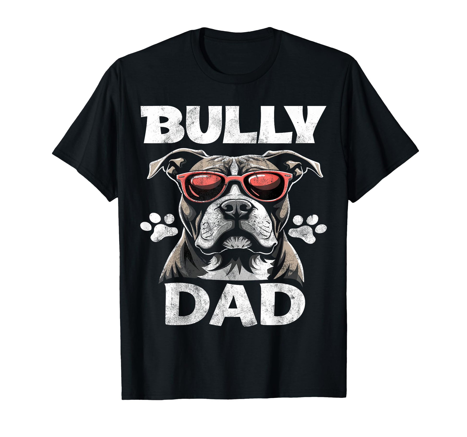 American Bully Dog Dad T-Shirt - Novelty Apparel Men Women - T-Shirt, Sweatshirt, Hoodie