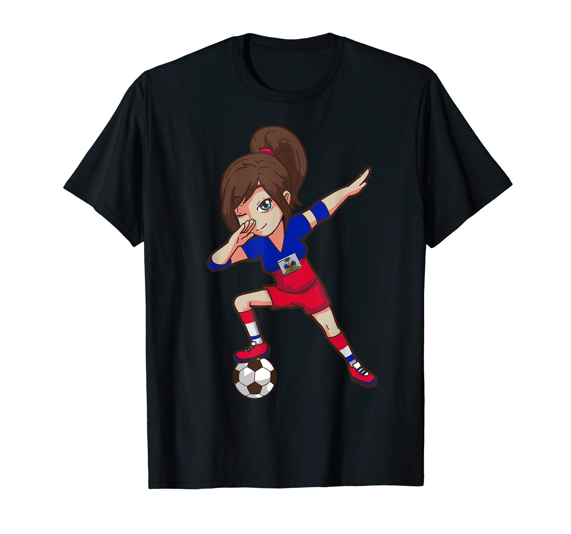 Funny Soccer Fan Haiti Haitian Flag Sweatshirt - Unique Graphic Men Women - T-Shirt, Sweatshirt, Hoodie