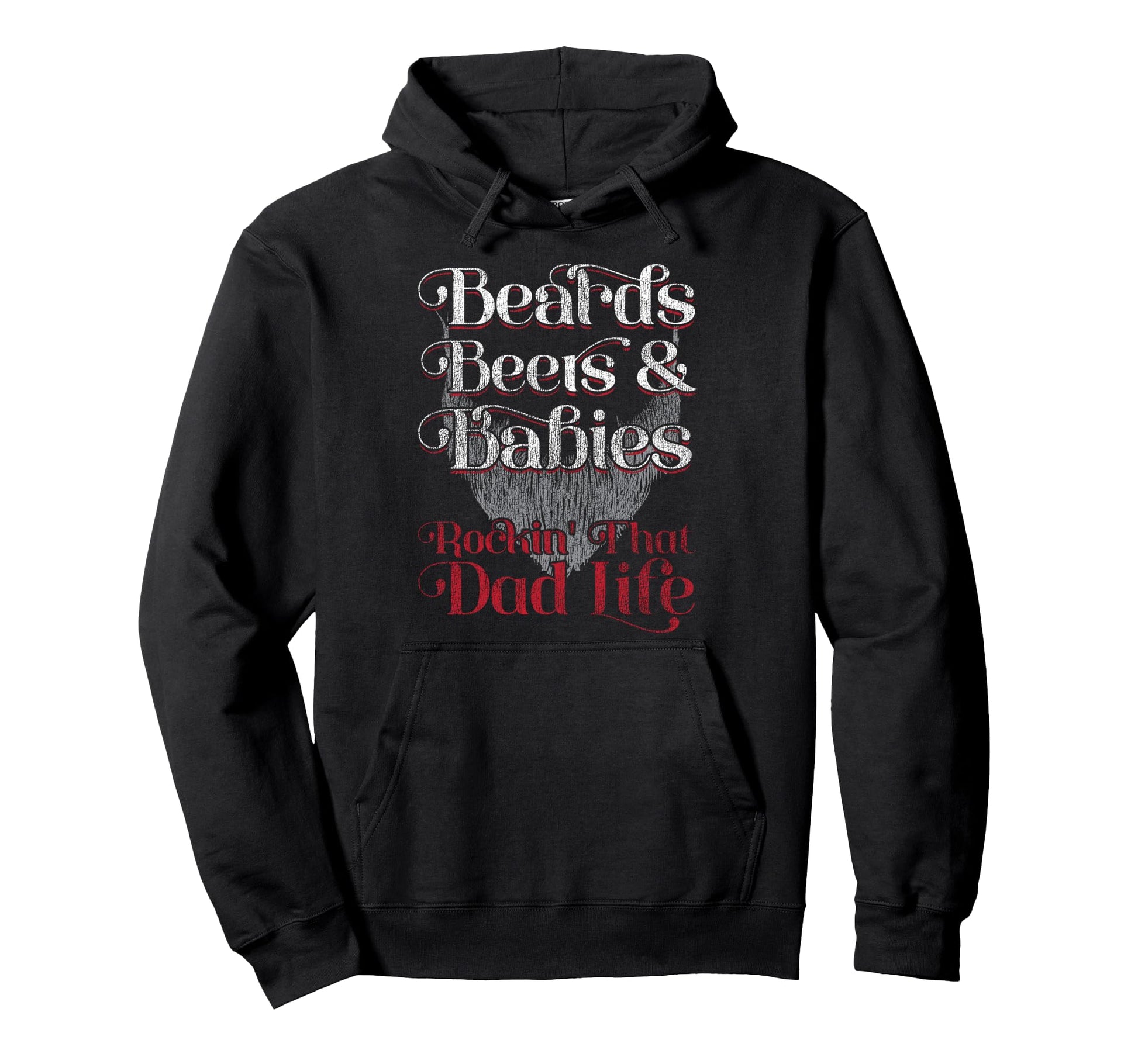 Beard Lover Bearded Dad Ginger Beard Hoodie - Novelty Apparel Unisex - T-Shirt, Sweatshirt, Hoodie