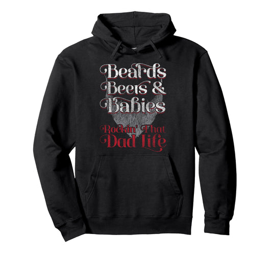 Beard Lover Bearded Dad Ginger Beard Hoodie - Novelty Apparel Unisex - T-Shirt, Sweatshirt, Hoodie
