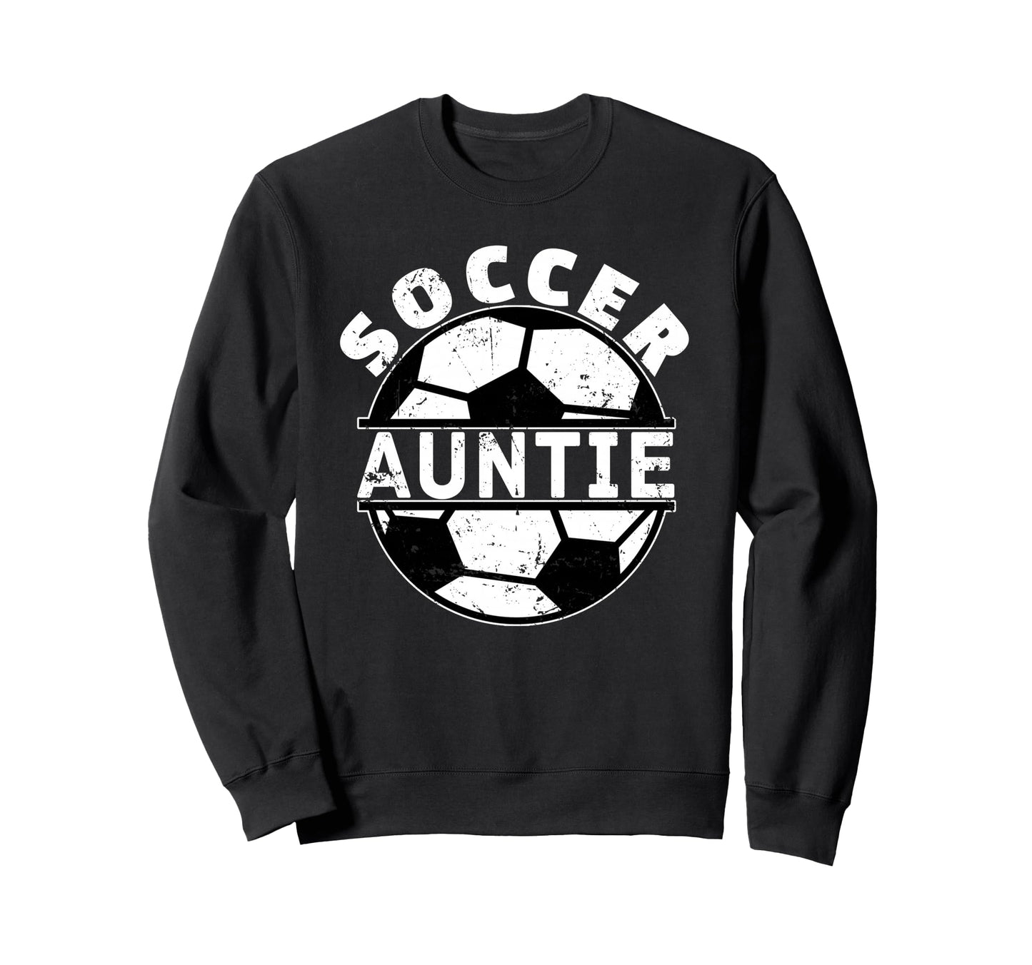 Soccer Auntie Aunt Sweatshirt - Graphic Print Unisex - T-Shirt, Sweatshirt, Hoodie