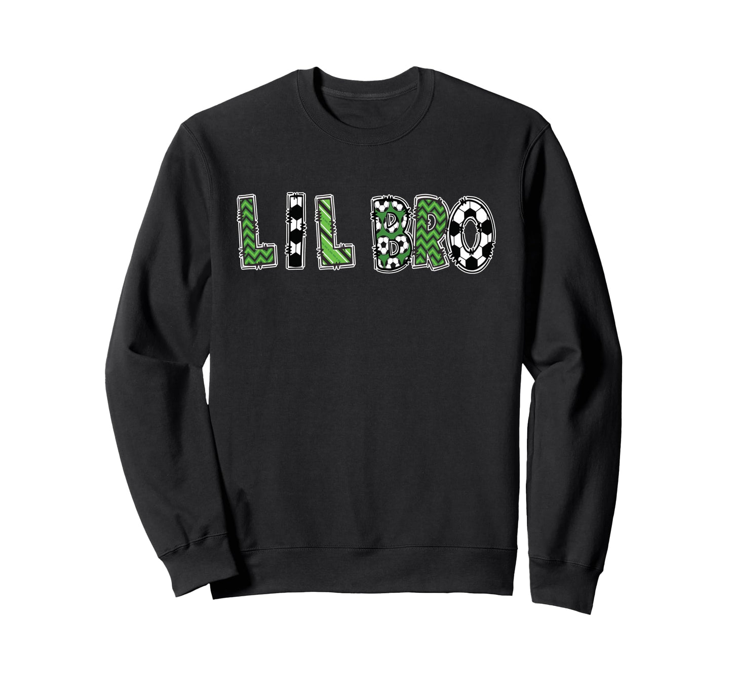 Soccer Brother Lil Bro Birthday Sweatshirt - Streetwear Style for Adults - T-Shirt, Sweatshirt, Hoodie