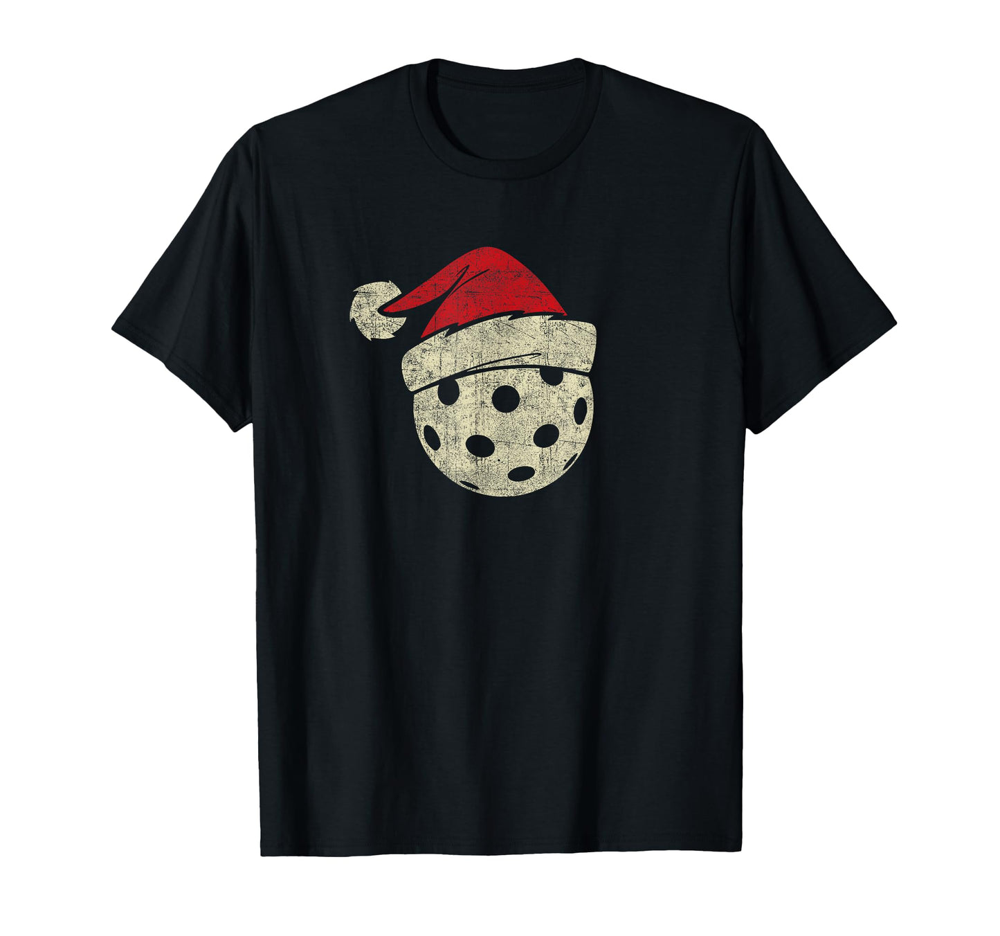 Pickleball Santa Hat Mens Womens T-Shirt - Aesthetic Graphic for Adults - T-Shirt, Sweatshirt, Hoodie