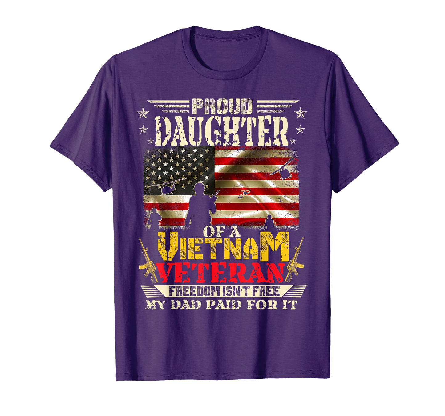 Freedom Isnt Free Proud Daughter Vietnam T-Shirt - Minimalist Print Unisex - T-Shirt, Sweatshirt, Hoodie