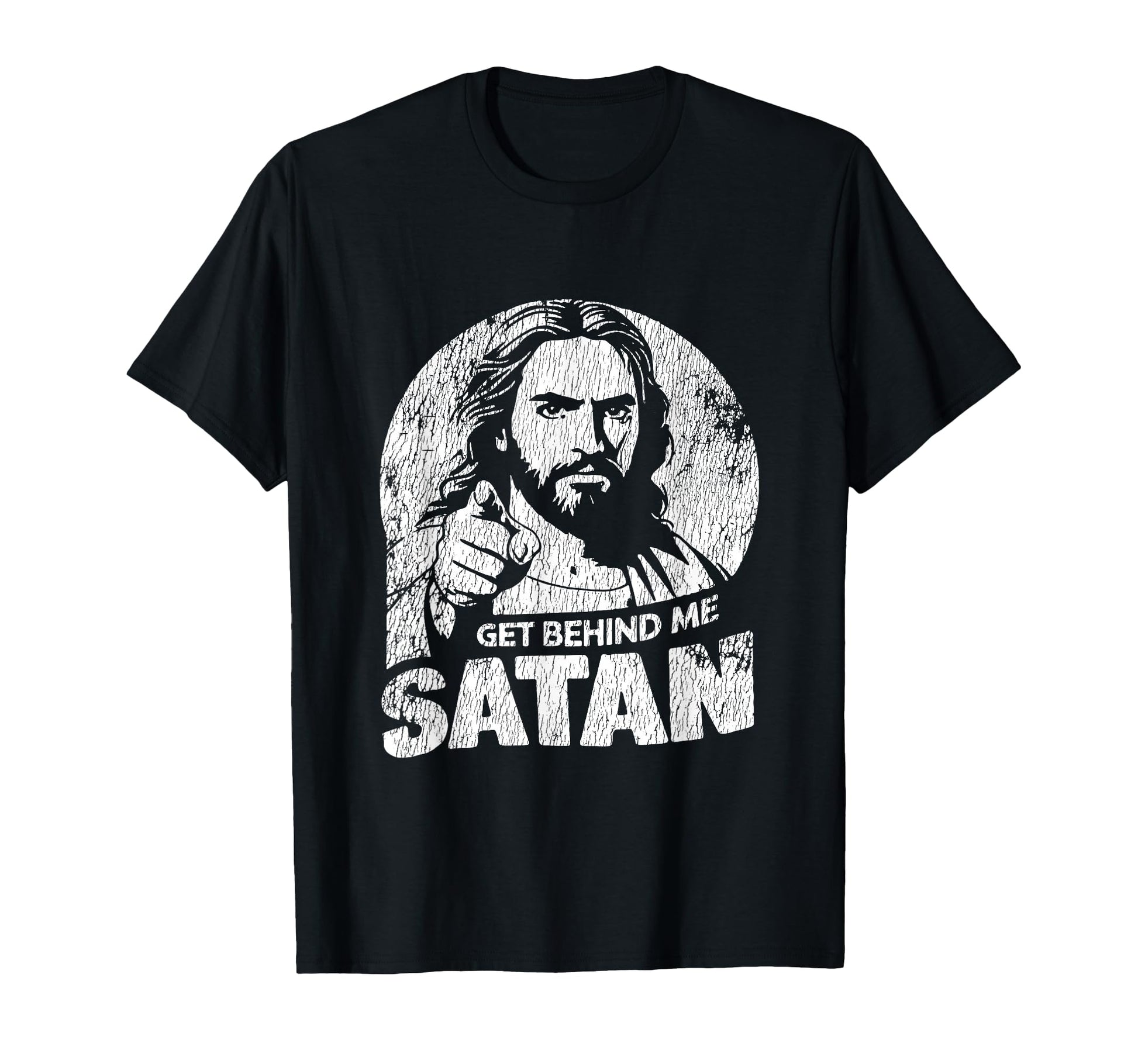 Jesus Get Behind Me Satan Meme Jesus Christ T-Shirt - Unique Graphic Unisex - T-Shirt, Sweatshirt, Hoodie