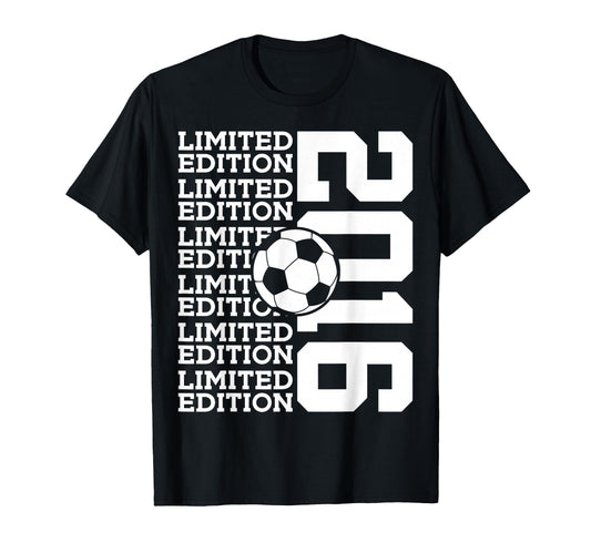 2016 Soccer 10Th Birthday T-Shirt - Custom Art Print Men Women - T-Shirt, Sweatshirt, Hoodie