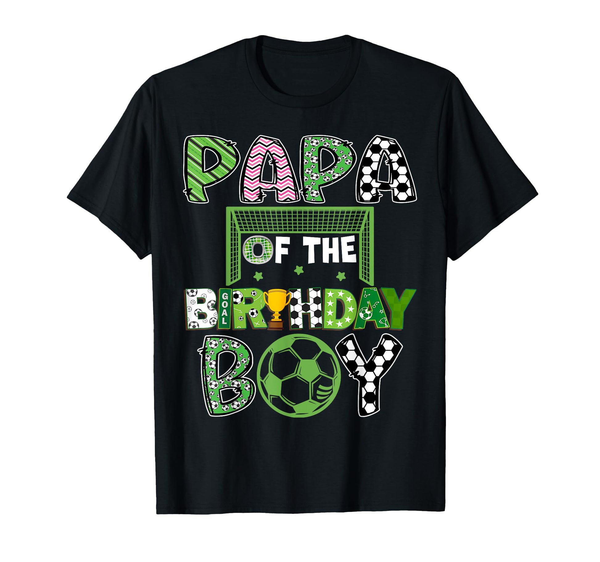 Papa Birthday Soccer Player Birthday T-Shirt - Trendy Graphic Men Women - T-Shirt, Sweatshirt, Hoodie