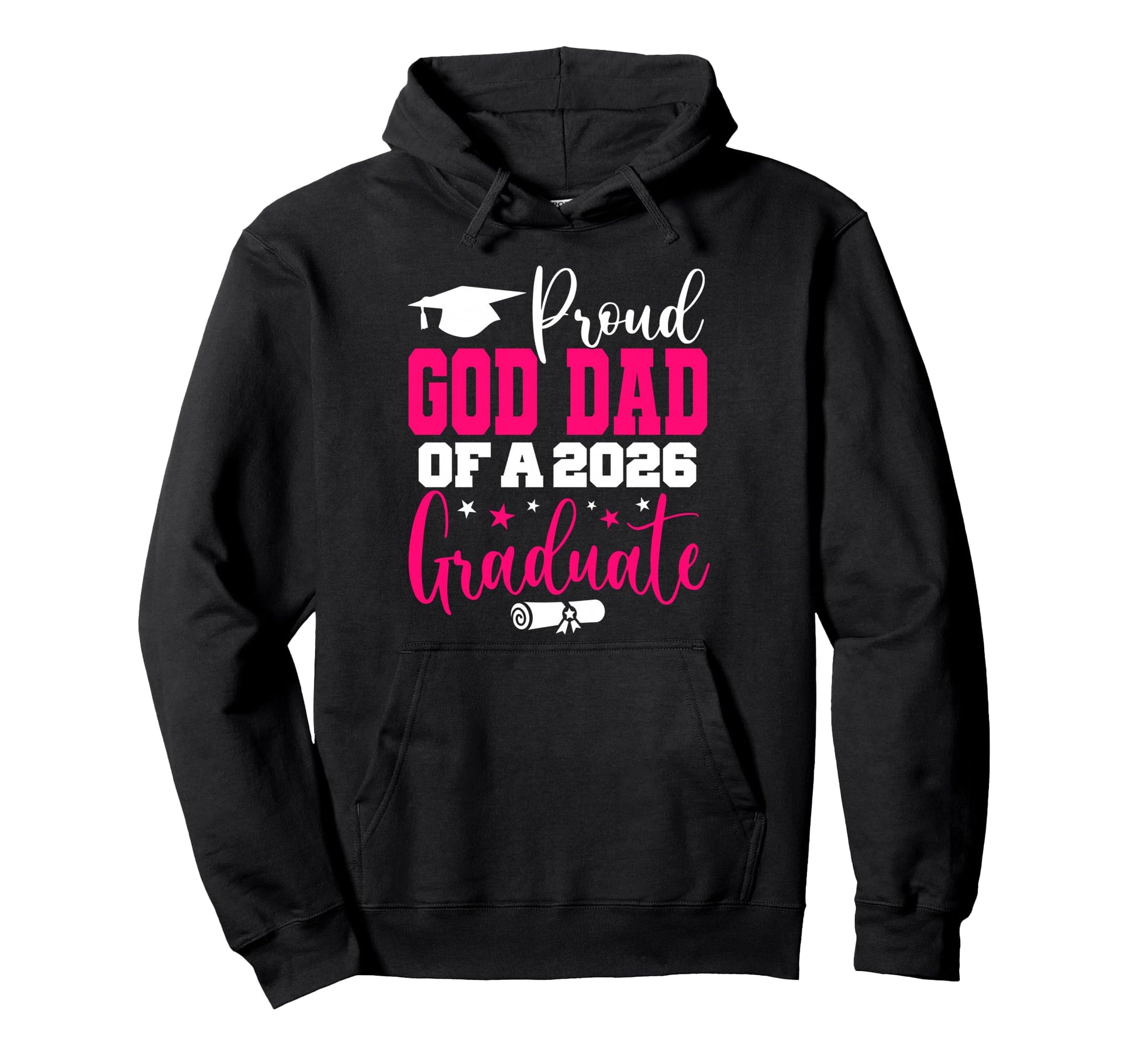 Senior 2026 Proud God Dad Class 2026 Hoodie - Minimalist Print Men Women - T-Shirt, Sweatshirt, Hoodie